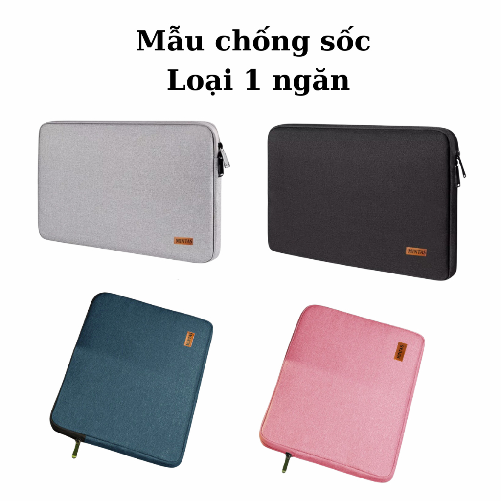 [Peinn] Túi chống sốc đựng laptop đệm dầy chống sốc chống chầy xước bảo vệ laptop