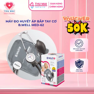 Máy đo huyết áp bắp tay cơ B.Well MED-62 Nhập khẩu chính hãng Thụy Sĩ Bảo hành 24 tháng