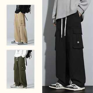 [MỞ BÁN] Quần Cargo Pants Nam Nữ Túi Hộp Ống Rộng Dáng Suông Chất Liệu Kaki Co Giãn Không Bai Xù K05