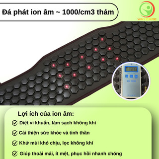 Đai Đá Nóng Hàn Quốc Carefit Công Nghê Nhiệt Sâu Kết Hợp Đèn Hồng Ngoại
