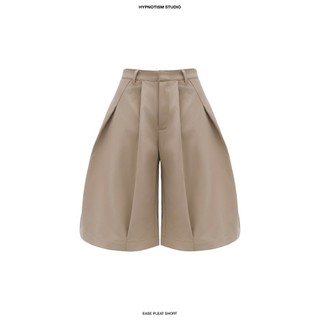 HYPNOTISM |'EASE PLEAT SHORTS' Quần short xếp ly form rộng thoải mái phong cách streetwear