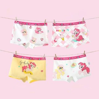 Bộ 4 QuầN LóT Bé GáI ChấT LiệU Cotton ThoáNg Khí, MềM MạI ThoảI MáI, Phù đồ Bé GáI