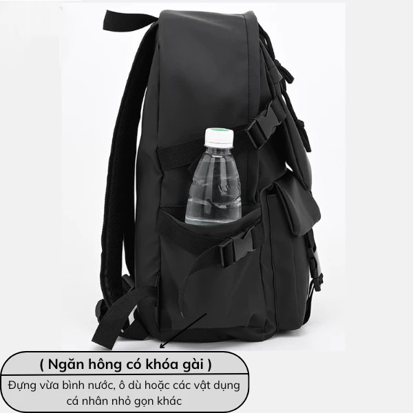 [Peinn] Balo Nam Nữ Thời Trang Nhiều Ngăn Đa Năng đi làm và du lịch đa năng chất liệu vải chống thấm