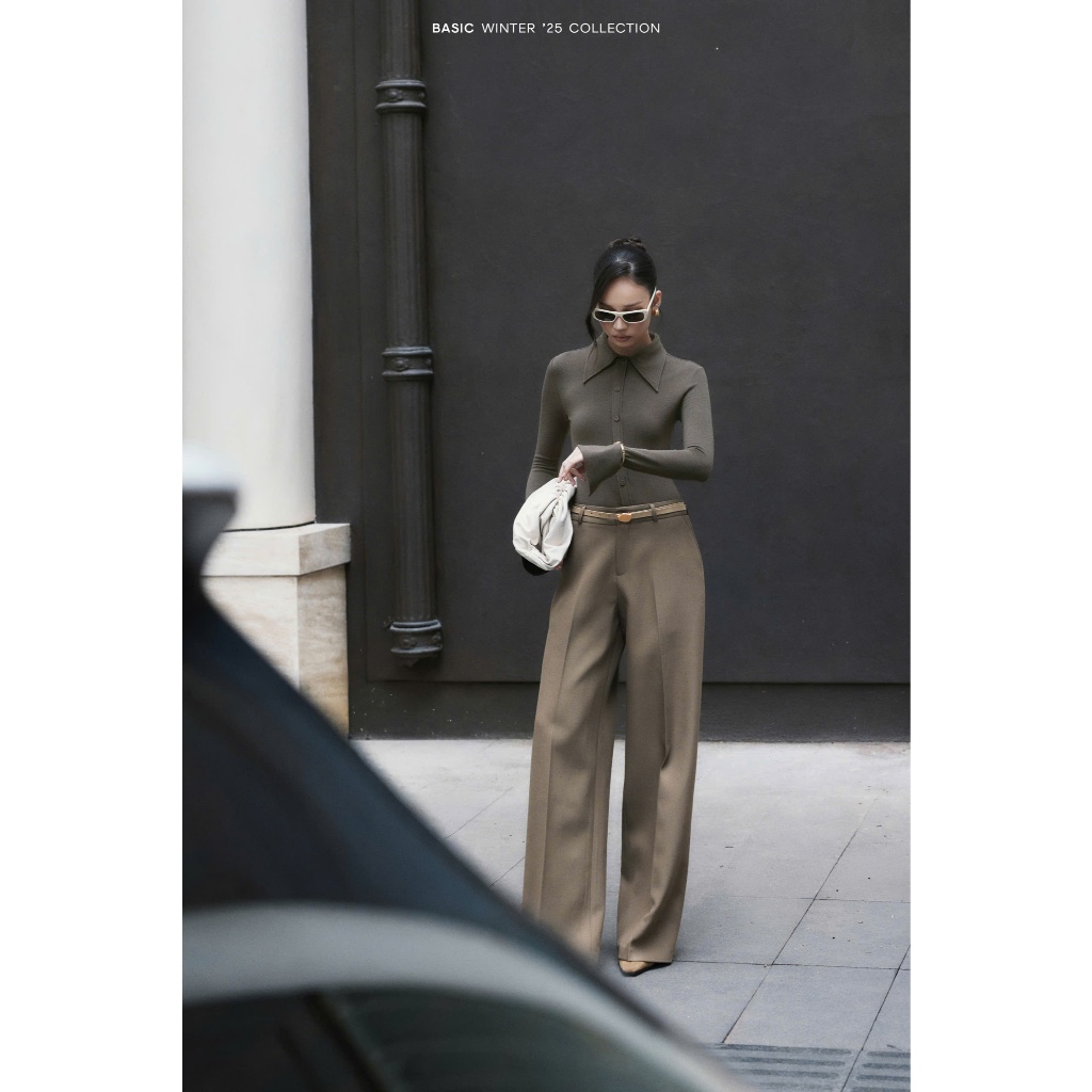 [BST WINTER ’25] Quần tây nữ hai li BASIC OAK PANTS | BigBuy360 - bigbuy360.vn