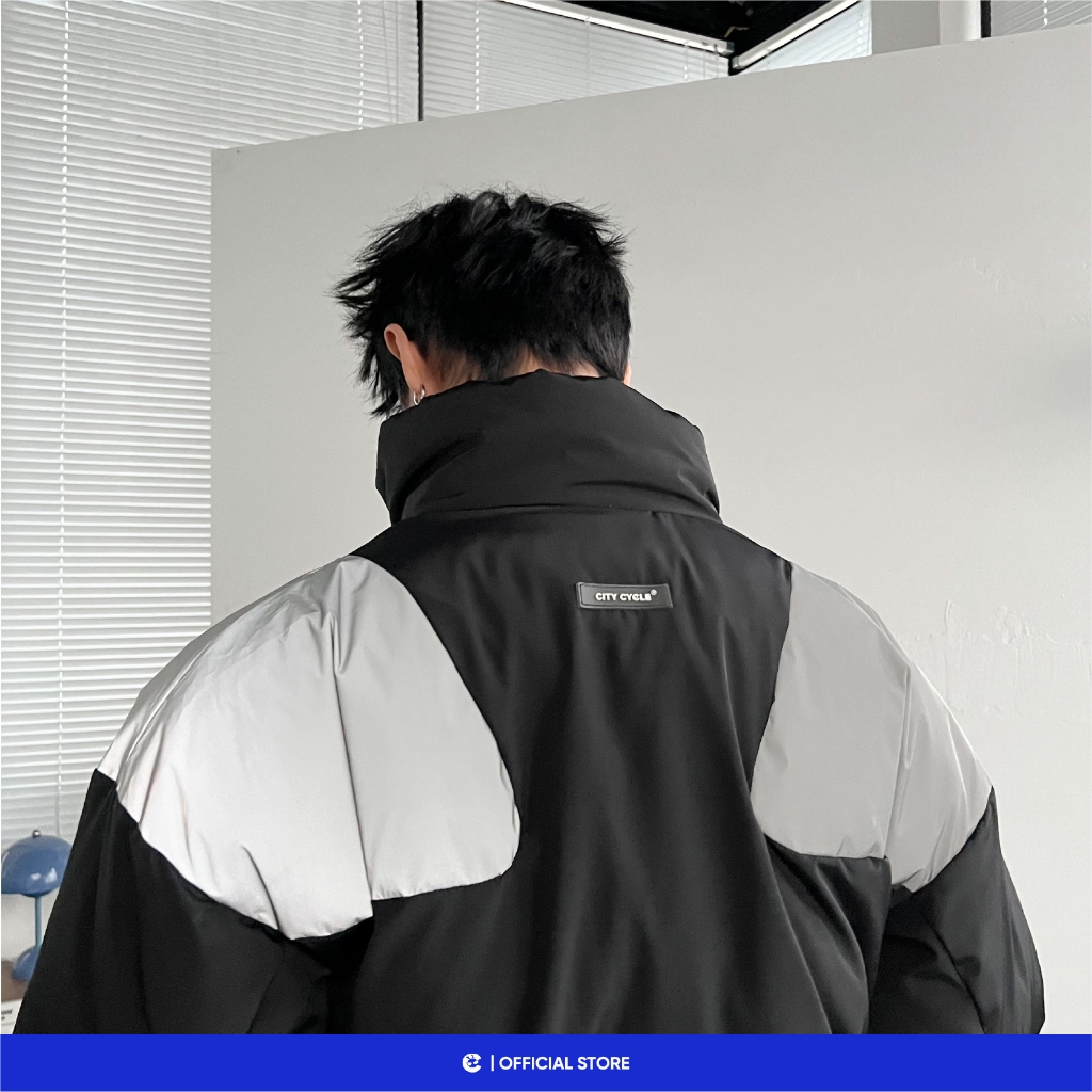 Áo khoác phao unisex đôi nam nữ form boxy Local Brand Chính Hãng City Cycle Áo khoác phao Smooth