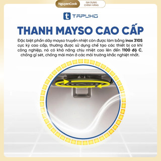 [CHÍNH HÃNG] Nồi Chiên Hấp Hơi Nước Đa Năng TAPUHO TSF16 Color PLUS 16Lit - 70 Chứ Năng, BH 30 Tháng