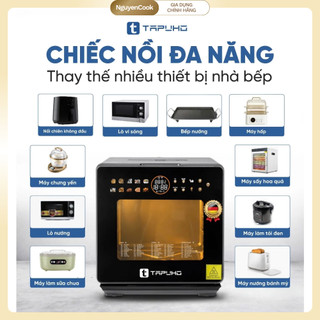 [CHÍNH HÃNG] Nồi Chiên Hấp Hơi Nước Đa Năng TAPUHO TSF16 Color PLUS 16L - 70 Chứ Năng, BH 30 Tháng