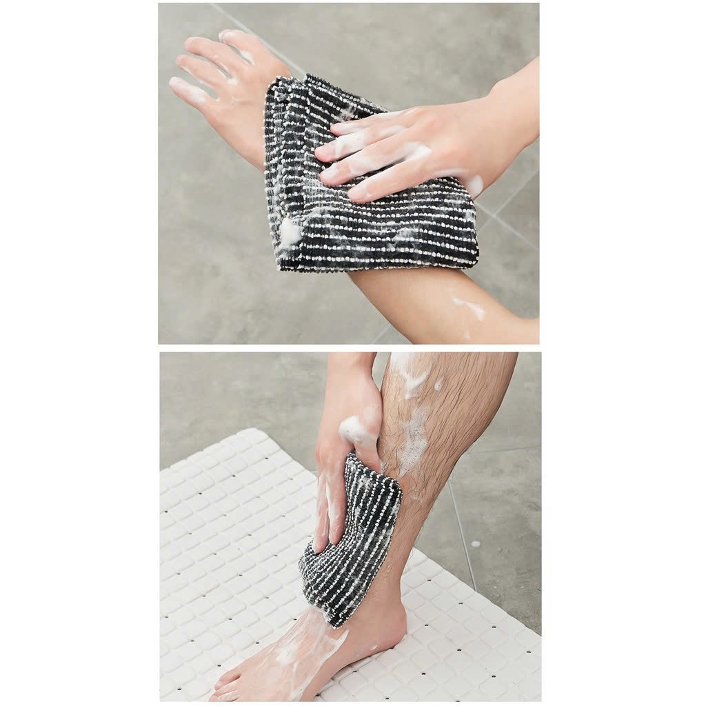 Khăn Tắm Tẩy Tế Bào Chết Kai Full Body Scrubbing Shower Towel 78176 041HB1002 (1 Chiếc / Gói)