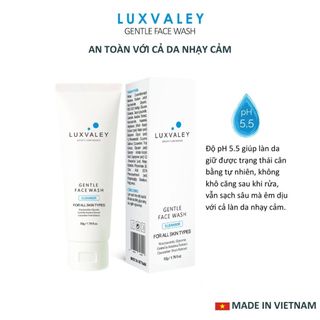 SỮA RỬA MẶT NGĂN NGỪA MỤN DƯỠNG TRẮNG LUXVALEY CHIẾT XUẤT DƯA LEO RAU MÁ AN TOÀN DỊU NHẸ PH 5.5