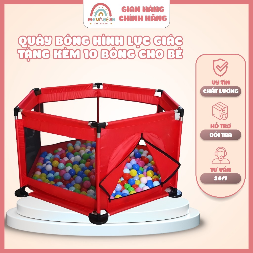 Lều bóng ,quây bóng , nhà bóng cho bé (Tặng kèm bóng)