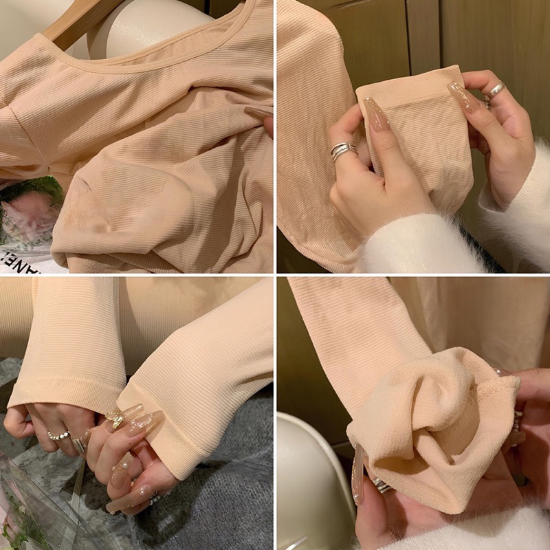 [Peinn] Bộ Quần Áo Giữ Nhiệt Cho Nữ, Mặc Bên Trong Chống Rét Mỏng Nhẹ Ôm Sát Cơ Thể Siêu Co Giãn 199 { M312 } DON03