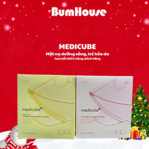 Hộp Mặt Nạ Thạch Sáng Da Medicube Kojic Acid Turmeric Brightening/PDRN Pink Collagen Gel Mask 28gx4