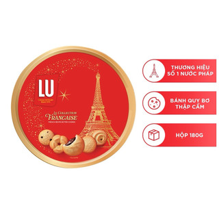 Combo bánh Lu thiếc hộp 180g Kinh Đô
