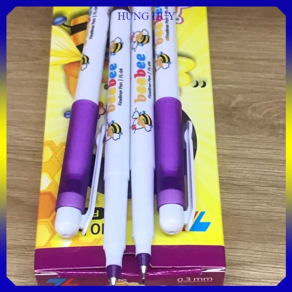 Bút BeBe Thiên Long tím FL-04