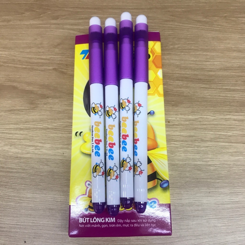 Bút BeBe Thiên Long tím FL-04