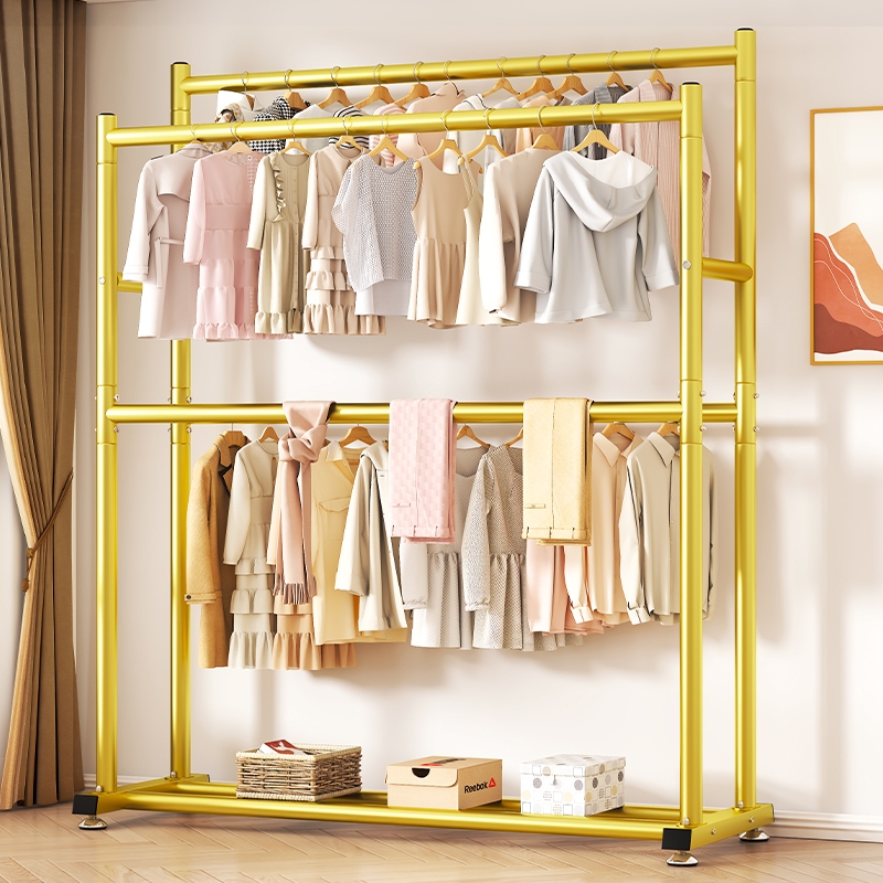 𝐎𝐥𝐢𝐟𝐞Kệ Treo Quần Ao 2 Tầng Móc Treo Quần Áo Đa Năng Khả Năng Chịu Tải Mạnh Mẽ Giá Treo Quần Áo Ổn Định Và Bền Bỉ