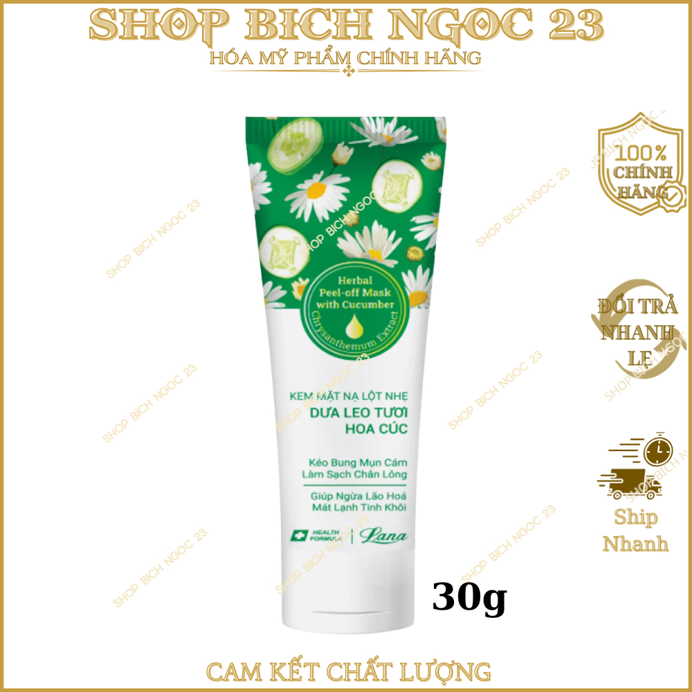 Kem Mặt Nạ Lột Nhẹ Dưa Leo Lana 30g