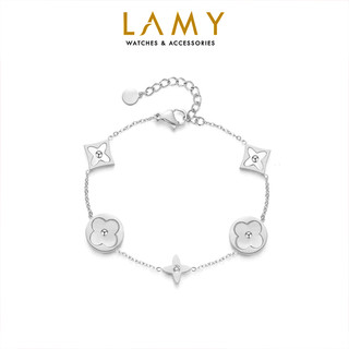 Vòng tay nữ LAMY Four Leaf Flower Bracelet Silver 2020