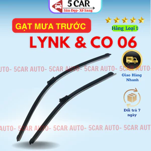 Gạt mưa trước xe Lynk & Co 06 gạt mềm không xương ( Giá 1 đôi )- Mẫu gạt lẫy theo xe