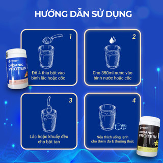 (Tặng trà thải độc Dáng việt) Combo 2h sữa hạt Organic Protein Việt nhật Nutrition 2kg