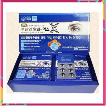 [ Trợ Giá ] Viên Uống Bổ Mắt Kwangdong Hàn Quốc, Hộp 120 Viên, Bổ Sung Vitamin A Giúp Mắt Khỏe Mạnh Và Sáng Tinh Anh