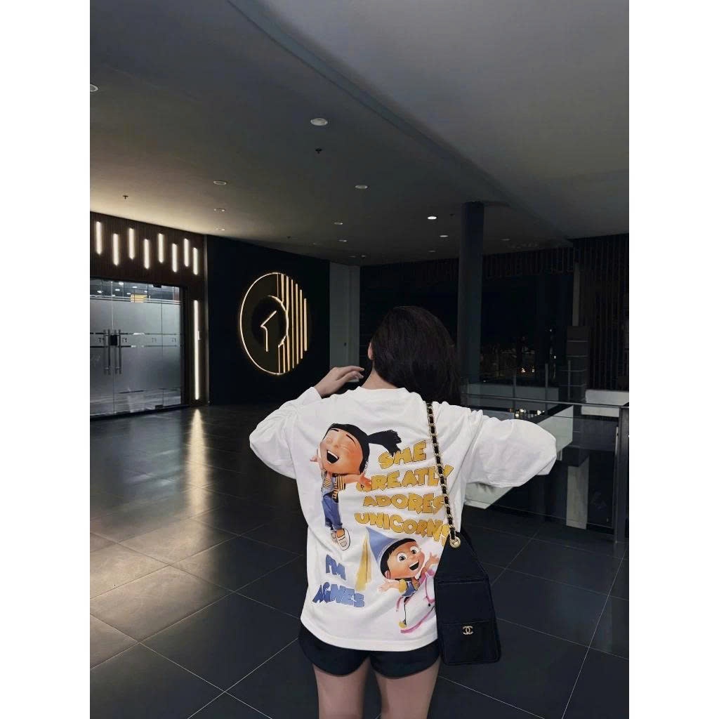 Áo Thun Tay Dài LongSleeve In Hình Dễ Thương Cotton 2 Chiều Dày Dặn Thoáng Mát Form Rộng Unisex