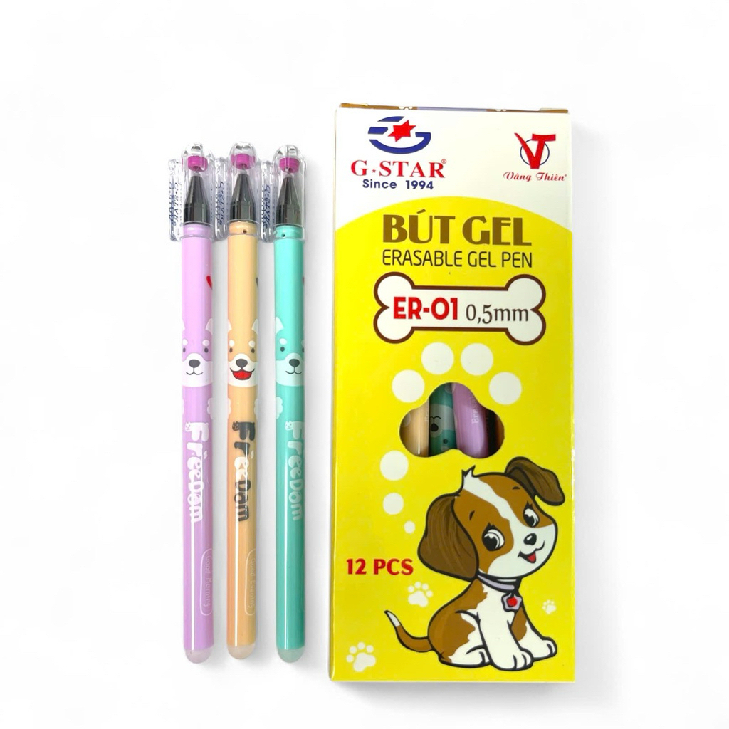Hộp 12 cây bút gel tẩy xoá được GSTAR ER-01 chuyên dành cho học sinh tiểu học