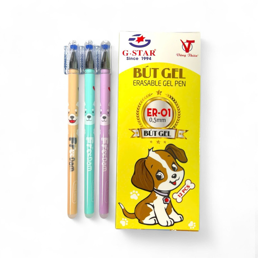 Hộp 12 cây bút gel tẩy xoá được GSTAR ER-01 chuyên dành cho học sinh tiểu học