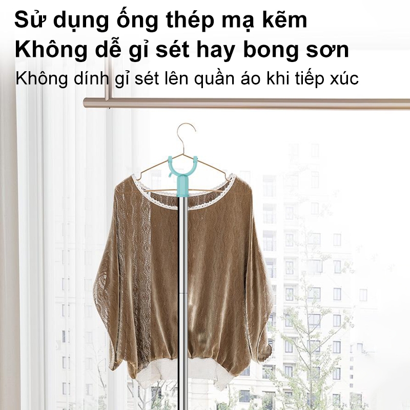𝐎𝐥𝐢𝐟𝐞Cây Phơi Quần Áo Inox Kéo Dài 1M Cây Gậy Lấy Đồ Trên Cao Móc Treo Quần Áo