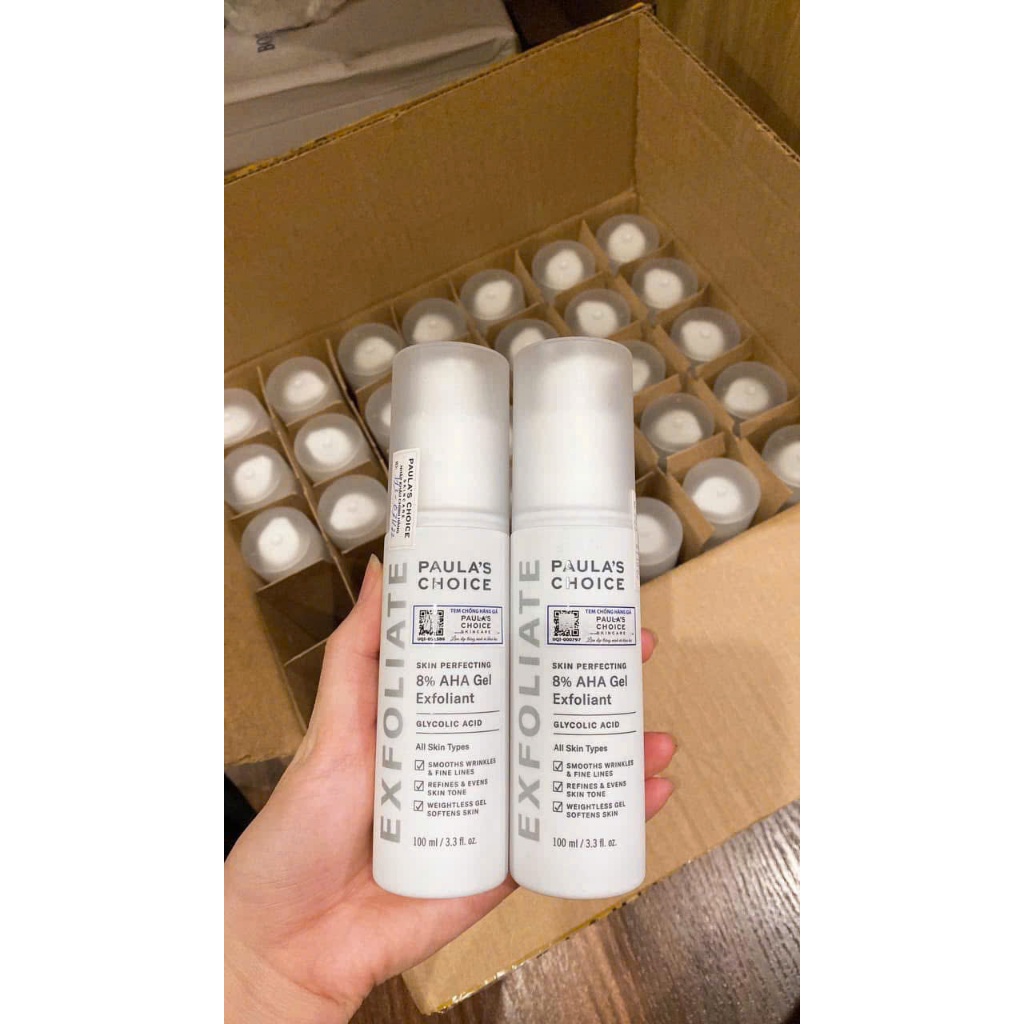 [HÀNG CÔNG TY]Gel làm giảm phần da khô và sáng mịn da 8% AHA Paula's 100ML