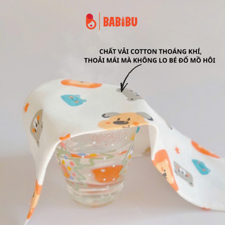 Set 3 yếm tam giác giữ ấm cổ cao cấp cho bé chất liệu mềm mịn, họa tiết dễ thương 43x22x30cm