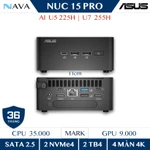 Mini PC ASUS NUC 15 PRO | Core Ultra 7 255H / U5 225H | Máy tính AI nhỏ, Oculink, DDR5 | Chính Hãng — ảnh 1