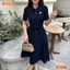 Đầm thiết kế BEMINE cổ polo chạy viền dáng chữ A phù hợp đi làm-B117