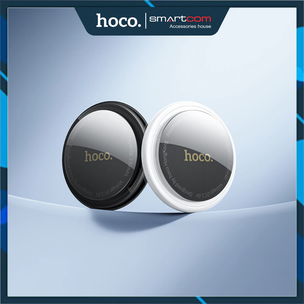 Thiết bị định vị iPhone Hoco E100  [Pin trâu - Nhỏ gọn], Pin Trâ 12 tháng, Tương thích với Apple Fin