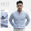 Áo Sơ Mi Nam Dài Tay Cổ Tàu (6 màu) GRAYHOMME linen kẻ sọc cá tính chất vải đũi thoáng mát - TB130