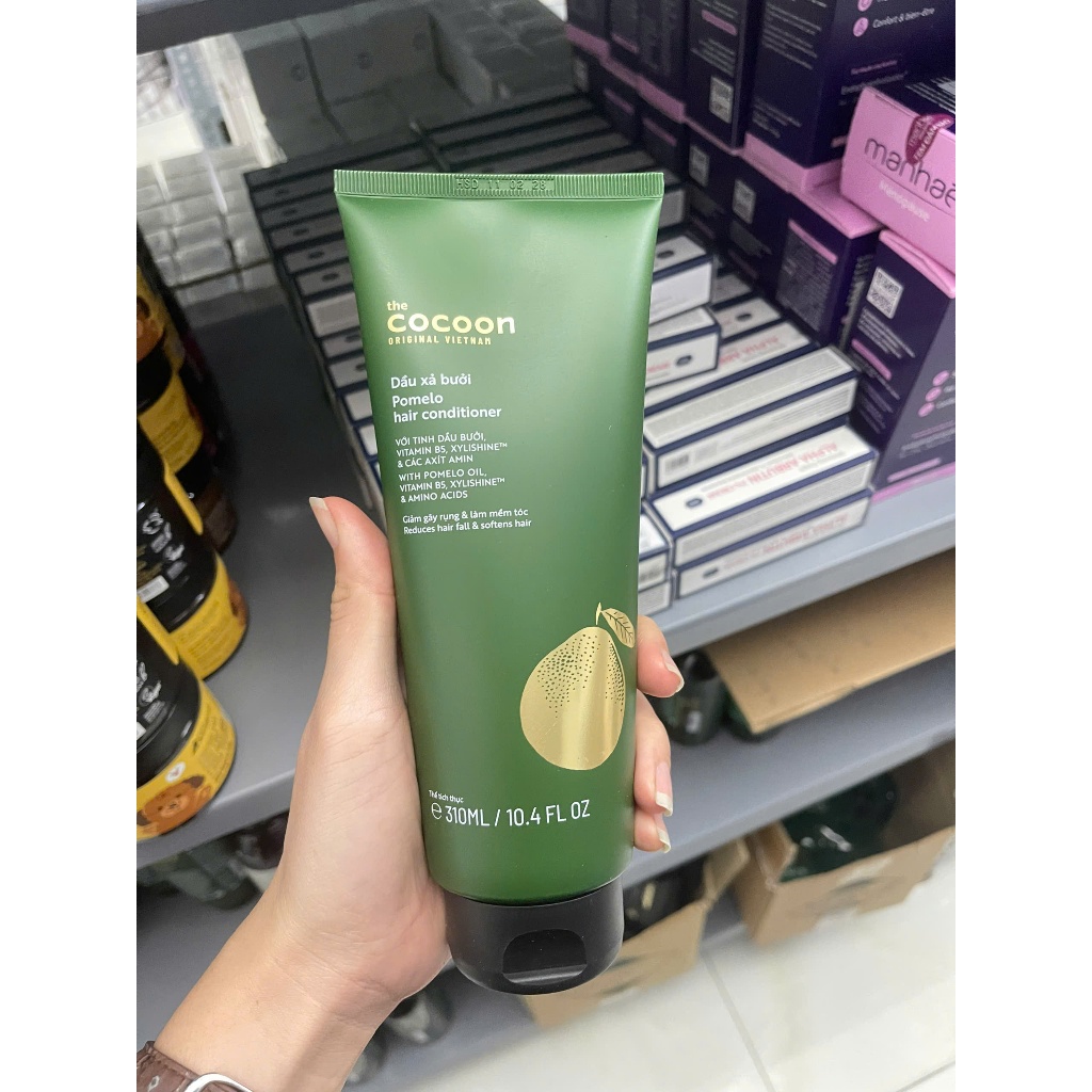 Dầu Xả Bưởi Cocoon Giúp Mượt Tóc, Giảm Gãy Rụng 310ml