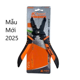 Kềm tuốt dây điện KAPUSI Nhật Bản, phù hợp nhiêu cỡ dây, Bảo hành 12 tháng, có khóa an toàn