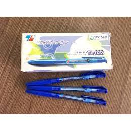 Bút bi Thiên Long TL-023 ngòi 0.8mm mực 3 màu xanh/đỏ/đen nét mực đều đậm