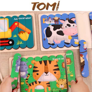 Tranh Ghép Hình Gỗ Bằng Que Kem Đồ Chơi Giáo Dục Giúp Phát Triển Tư Duy Trẻ Em TOMI 185