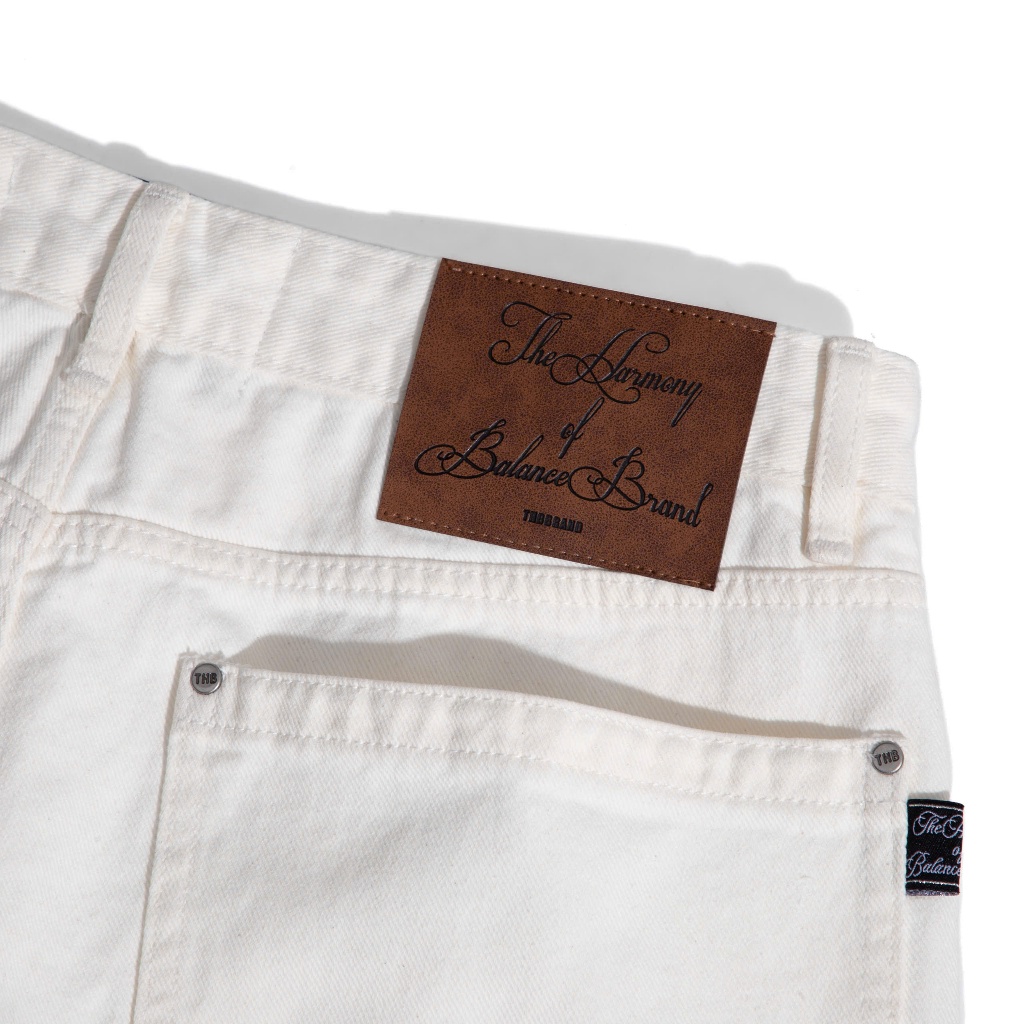 Quần Jean dài ống rộng “THBB CLASSIC - WHITE” - form Baggy Fit / THBBRAND | BigBuy360 - bigbuy360.vn