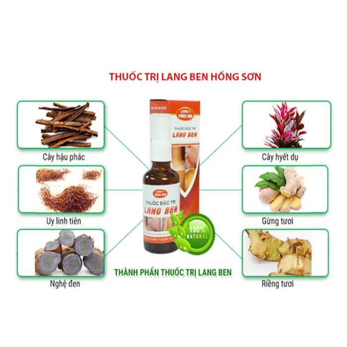 Hồng Sơn Xịt Nấm Lang Ben Hắc Lào Chai 50ml