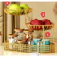 Giỏ Trái Cây Kệ Rau Nhà Bếp Quầy Dây Giá Để Đồ Ăn Nhẹ Kẹo Bánh Quy Cupcake Khay Đựng