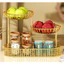 Giỏ Trái Cây Kệ Rau Nhà Bếp Quầy Dây Giá Để Đồ Ăn Nhẹ Kẹo Bánh Quy Cupcake Khay Đựng