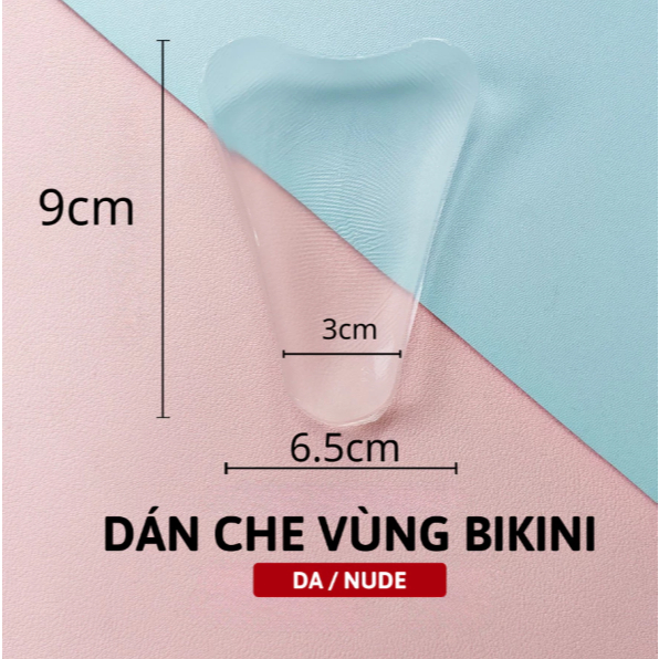 [Peinn] Miếng Dán Che Vùng Bikini Chất Liệu Silicone Cao Cấp Giúp Chống Lộ Khi Mặc Đồ Bó Sát  411