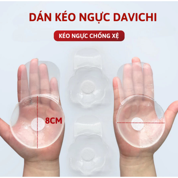 [Peinn] Miếng Dán Nâng Ngực Silicone Trong Suốt Có Miếng Kéo Chống Xệ Giúp Nâng Ngực Hiệu Quả  448