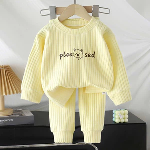 Bộ Đồ Thu Đông len giệt kim mặc ở nhà-mềm mịn-giữ ấm