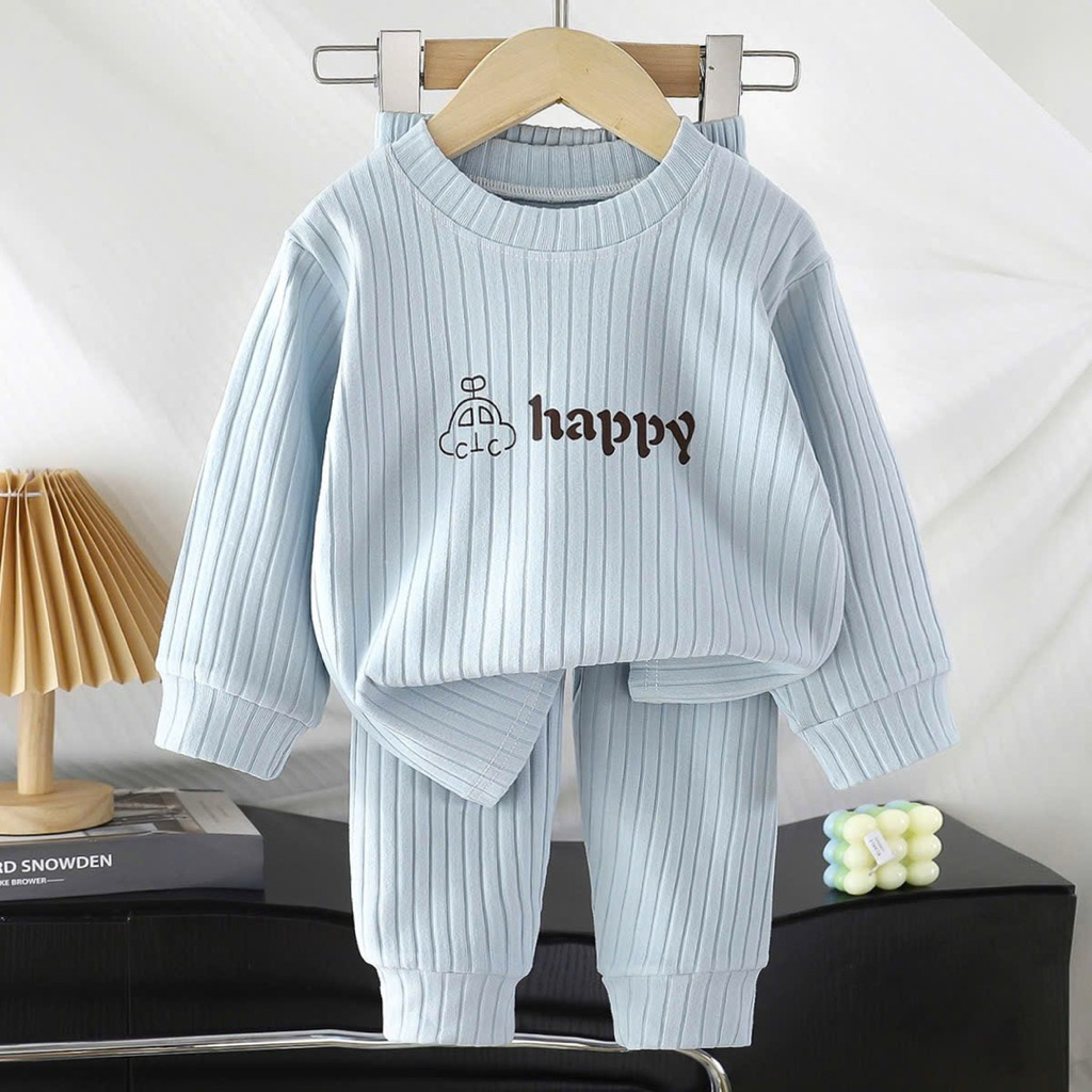 Bộ Đồ Thu Đông len giệt kim mặc ở nhà-mềm mịn-giữ ấm