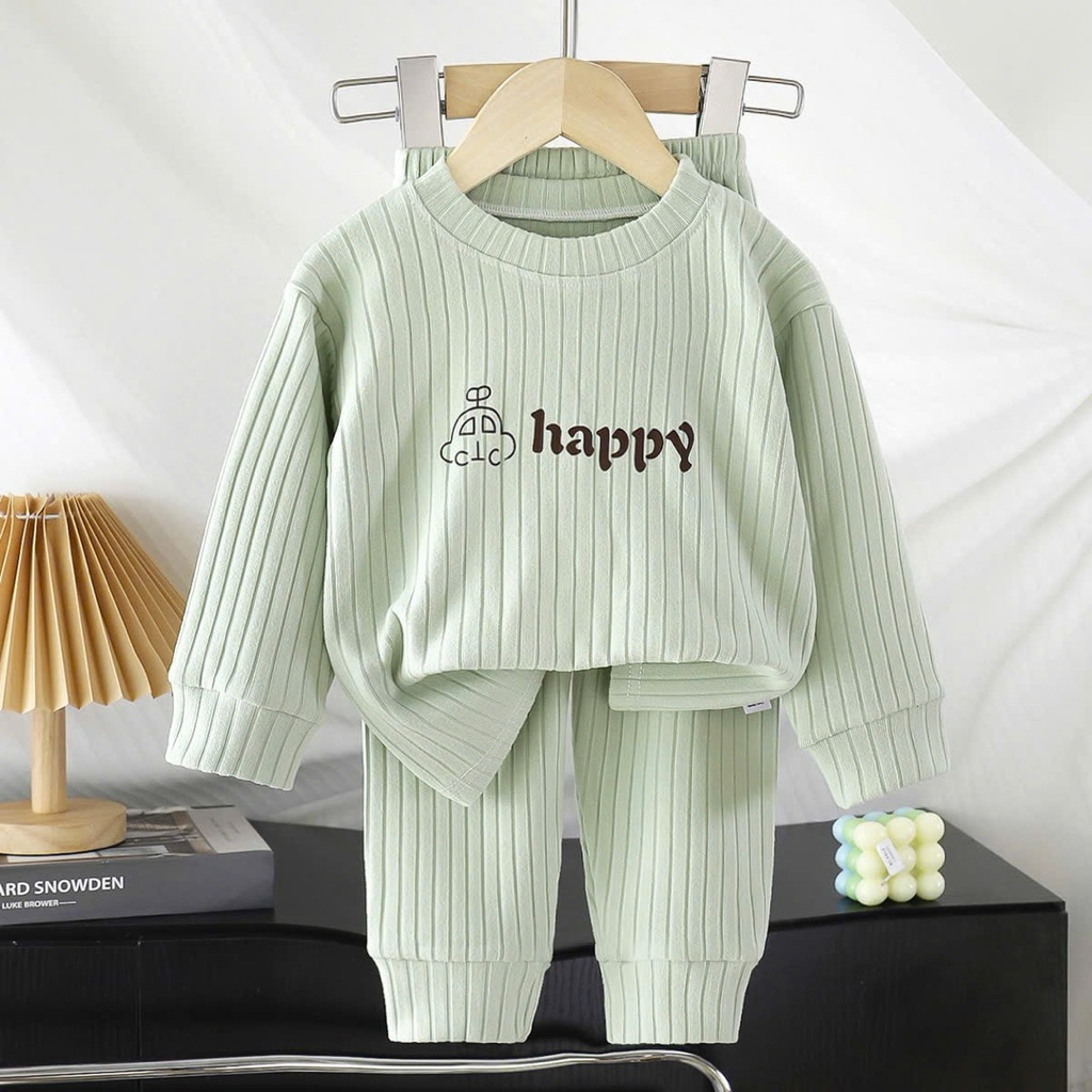 Bộ Đồ Thu Đông len giệt kim mặc ở nhà-mềm mịn-giữ ấm