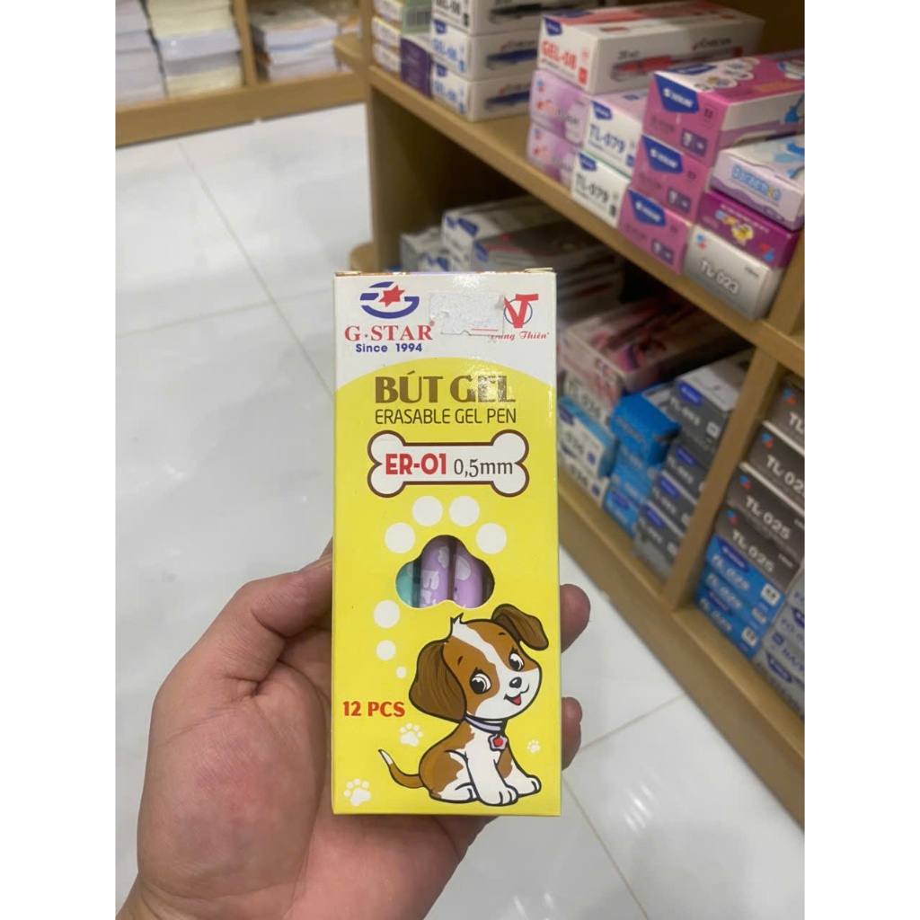 Hộp 12 cây bút gel tẩy xoá được GSTAR ER-01 chuyên dành cho học sinh tiểu học