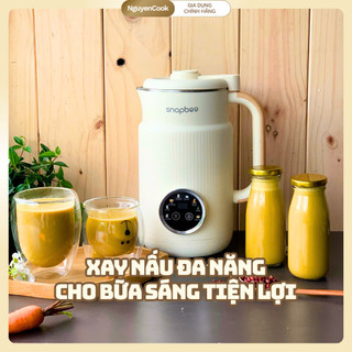 [CHÍNH HÃNG] Máy Nấu Sữa Hạt Đa Năng Mini Snapbee CB1200 1.2L – 9 Chức Năng, Inox 304, Tặng Xửng